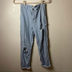 CARMAR striped boyfriend jeans